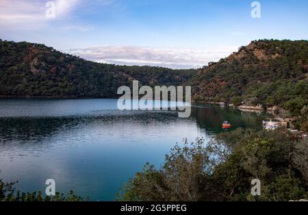 An amazing view of Oludeniz which is a county of Fethiye in Turkey Stock Photo