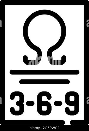 omega 369 nutrition fact line icon vector. omega 369 nutrition fact ...