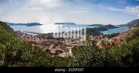 An amazing view of Oludeniz which is a county of Fethiye in Turkey Stock Photo