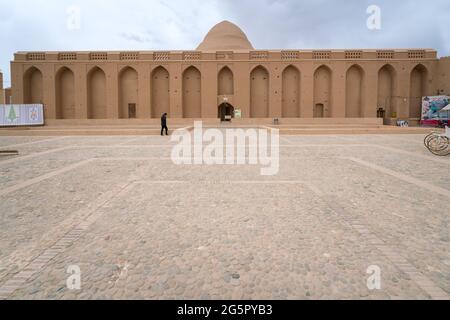 Meybod, Iran - 04.14.2019: Exterior of Yakhchal, medieval cooling chamber used to store ice in hot spring and summer months Stock Photo