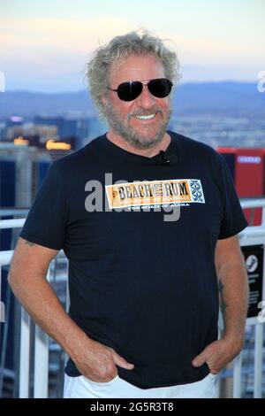 Las Vegas, Nv June 28, 2021 Rock & Roll Hall Of Famer Inductee, Rock Legend SAMMY HAGAR Announces Las Vegas Residency The Strat Hotel, Cason & SkyPod  Las Vegas, Nv  June 28, 2021 Stock Photo