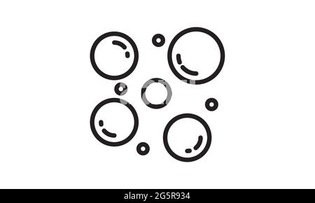 Humidity icon flat style vector illustration. Stock Vector