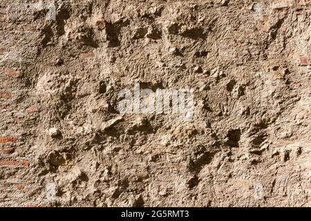 Stone wall texture of Medieval building Stock Photo