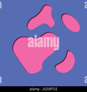 Bright graphic elements.Paper cut.Vector. Dynamic colored shapes and lines. Abstract gradient banners with flowing fluid shapes. Template for logo Stock Vector