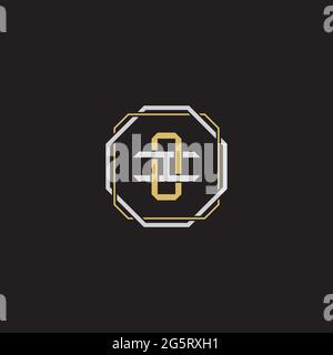 OI O I IO Logo monogram hexagon with black background negative space ...