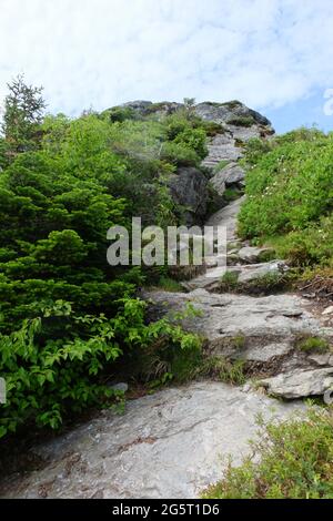 mount mansfield, highest point of Vermont 2021 Stock Photo