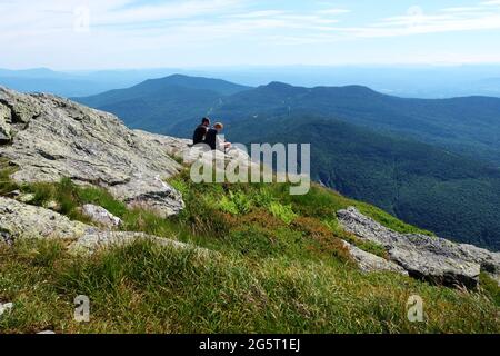 mount mansfield, highest point of Vermont 2021 Stock Photo