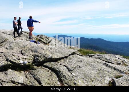 mount mansfield, highest point of Vermont 2021 Stock Photo