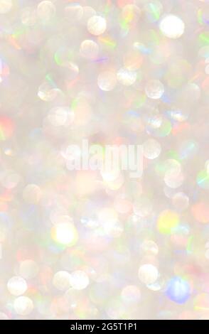Texture of silver bokeh surface, luxury shine background Stock Photo