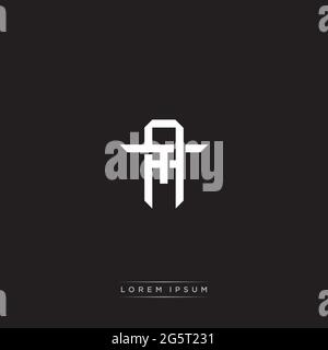 letter ta linked overlapping logo vector Stock Vector Image & Art - Alamy