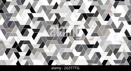 Abstract geometric seamless pattern design modern. Luxury background with polygonal shape for rug,carpet,wallpaper,clothing,wrapping,batik,fabric Stock Vector