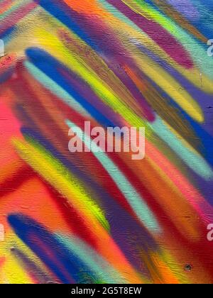 Color streaks abstract design art artwork Stock Photo