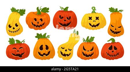 happy halloween pumpkin cartoon