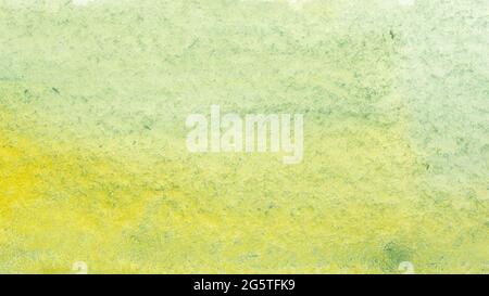 Abstract art background yellow green gradient watercolor background color multicolor painting on canvas Stock Photo