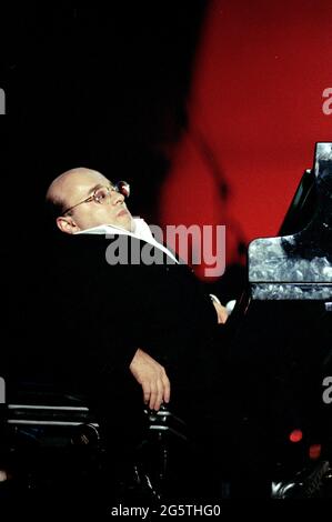 Bologna Italy 09/28/1997: Michel Petrucciani , live concert at the 23rd National Eucharistic Congress Stock Photo