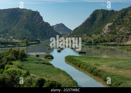 Ojós reservoir, Valle de Ricote, Murcia, Spain Stock Photo