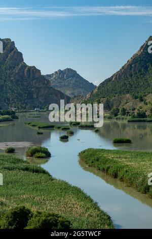 Ojós reservoir, Valle de Ricote, Murcia, Spain Stock Photo