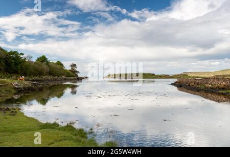 The loch at Croig on the Isle of Mull Stock Photo