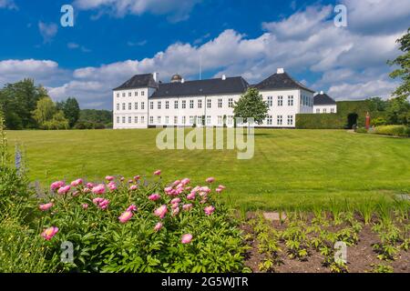 Graasten royal Danish queens castle in Southern Denmark Stock Photo