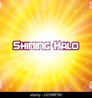 Sun Rays and Stars Stock Vector