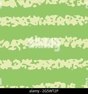 green abstract hand drawn brushstrokes seamless pattern. vector doodle endless pattern for textile wrapping digital paper template. Stock Vector
