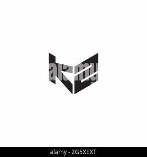 Initial Monogram Letter KZ Logo Design Vector. KZ Logo Design Template ...
