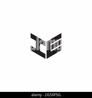 EI initial monogram logo with geometric style design ideas Stock Vector ...