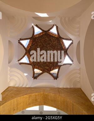 interior dome, Al Abu Stait mosque, Basuna village, Sohag, Egypt Stock ...