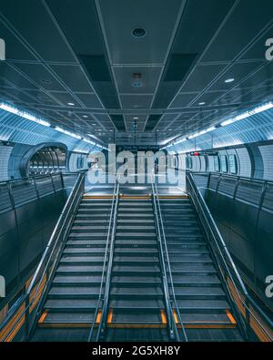 Hudson Yards Subway Station, in Manhattan New York City Stock Photo