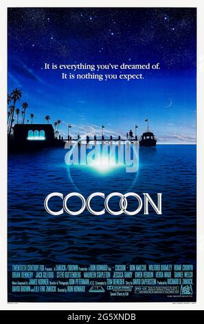 Cocoon 1985 Ron Howard Wilford Brimley Maureen Stapleton Stock Photo ...