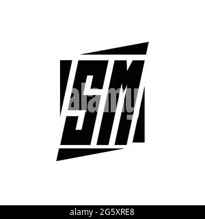 Sm S M Letter Design Logo Logotype Concept With Serif Font And Elegant Style Vector Illustration Icon With Letters S And M Stock Vector Image Art Alamy