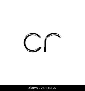 RC Logo monogram with slice rounded modern design template isolated on ...