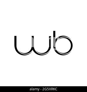 WB logo. W B design. White WB letter. WB/W B letter logo design ...
