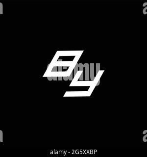 AS logo monogram with up to down style negative space design template ...