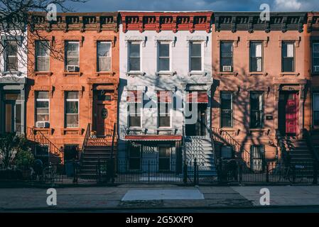 Houses in Bushwick, Brooklyn, New York City Stock Photo - Alamy