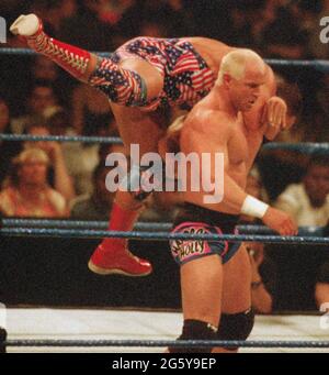 Hardcore Holly Kurt Angle 1998                                                       Photo by  John Barrett/PHOTOlink Stock Photo