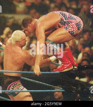 Hardcore Holly Kurt Angle 1998                                                       Photo by  John Barrett/PHOTOlink Stock Photo