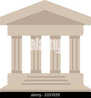 Bank, Court, Museum vector icon illustration Stock Vector