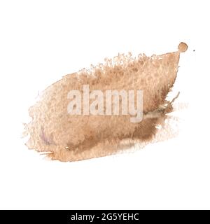 A splash of watercolors. An abstract patch of muted red. Vector Stock Vector