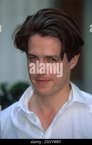 Hugh Grant, britischer Schauspieler, Portrait 1994. Hugh Grant, British actor, portrait 1994. Stock Photo