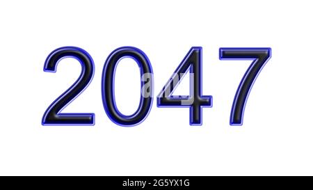 blue-2047-number-3d-effect-