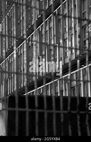 Derelict Robin Hood Gardens estate, Poplar, London, UK Stock Photo