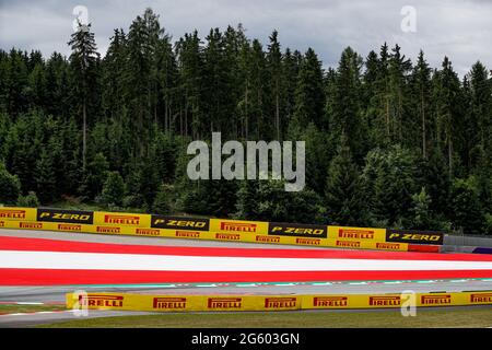 Spielberg, Austria. 01st July, 2021. Track illustration during the Formula 1 Grosser Preis Von Osterreich 2021, 2021 Austrian Grand Prix, 9th round of the 2021 FIA Formula One World Championship from July 2 to 4, 2021 on the Red Bull Ring, in Spielberg, Austria - Photo Florent Gooden/DPPI Credit: DPPI Media/Alamy Live News Stock Photo