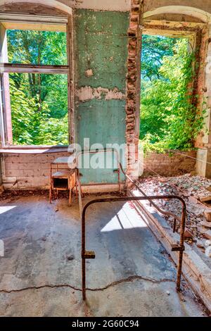 Lost place somewhere in germany, house Stock Photo