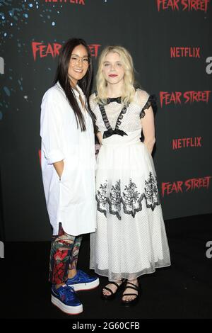 LOS ANGELES - JUN 28:  Guest, Leigh Janiak at Netflix's Fear Street Triology Premiere at the LA STATE HISTORIC PARK on June 28, 2021 in Los Angeles, CA (Photo by Katrina Jordan/Sipa USA) Stock Photo