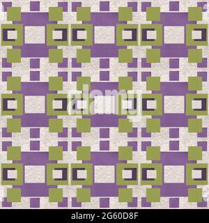 Geometric colorful background in vintage style. Seamless pattern. Stock Photo
