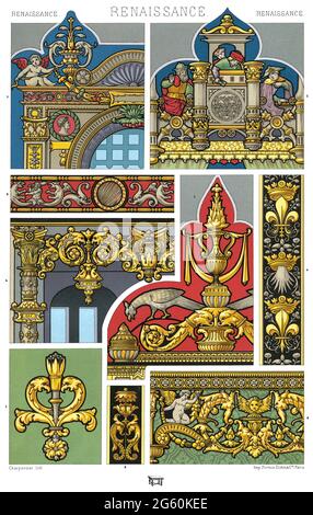 Renaissance Style: Stained glass windows, from Style in Decorative ...