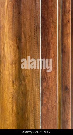 Wooden planks vertical for background, vertical texture of wooden planks in natural color Stock Photo