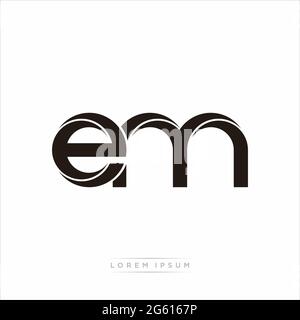GM G M Swoosh Letter Logo Design with Modern Yellow Swoosh Curve Stock  Vector - Illustration of modern, lines: 124988400