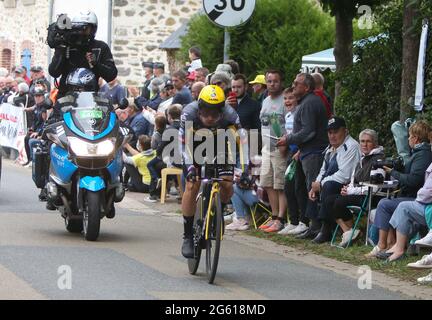 PRIMO ROGLIC of JUMBO - VISMAduring the Tour de France 2021, Cycling race stage 5, time trial, Change - Laval (27,2 Km) on June 30, 2021 in Laval, France - Photo Laurent Lairys / DPPI Stock Photo